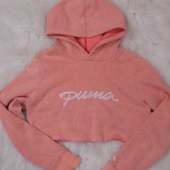 💖 BABY PINK PUMA CROPPED JUMPER 💖 - Picture 4 of 4